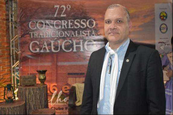 Advogado e morador de o Fundo é o atual coordenador da 7ª Região Tradicionalista. Ele ficará à frente da entidade durante o biênio 2025-2026